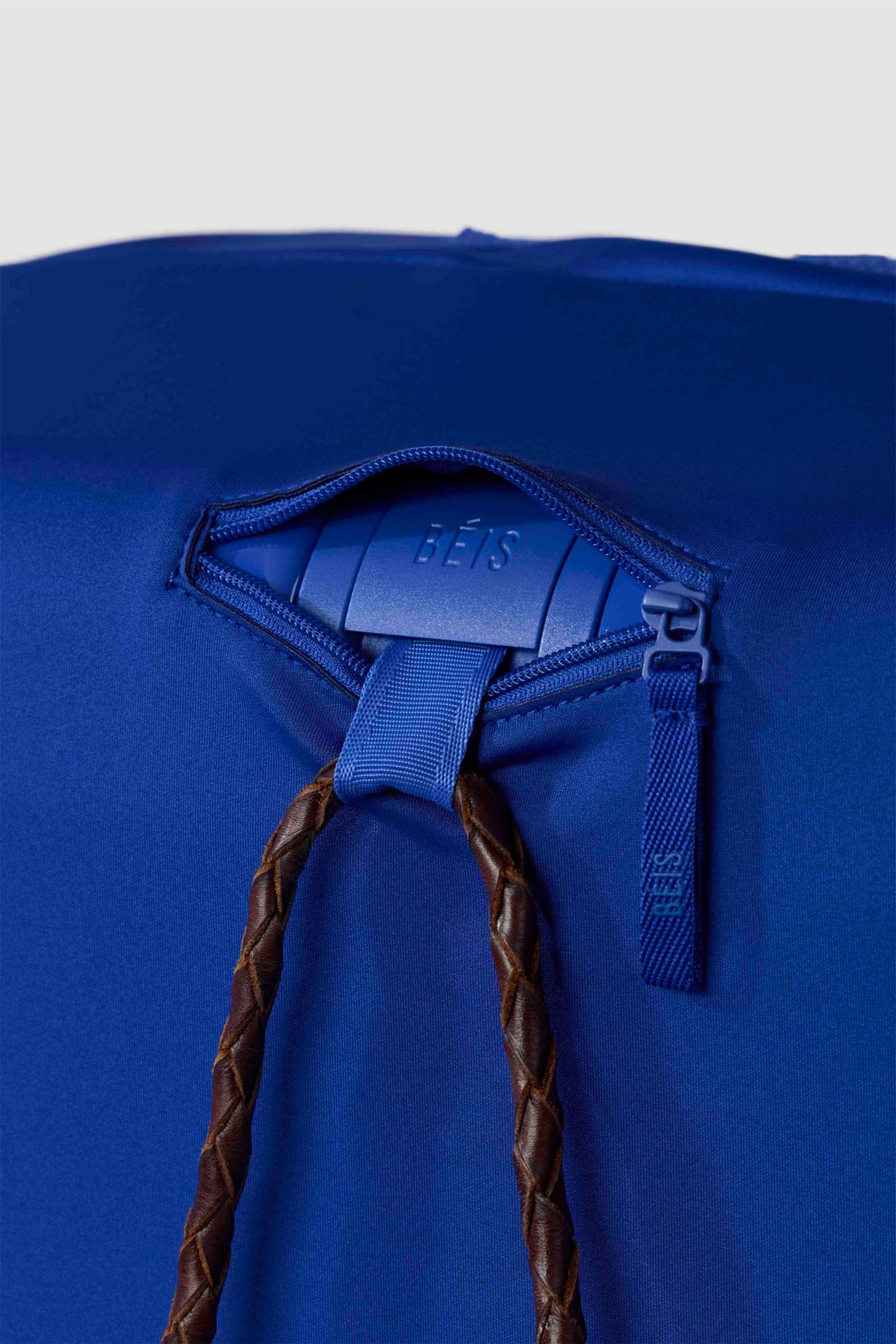 The Large Check-In Luggage Cover in Cobalt Blue - Image 3