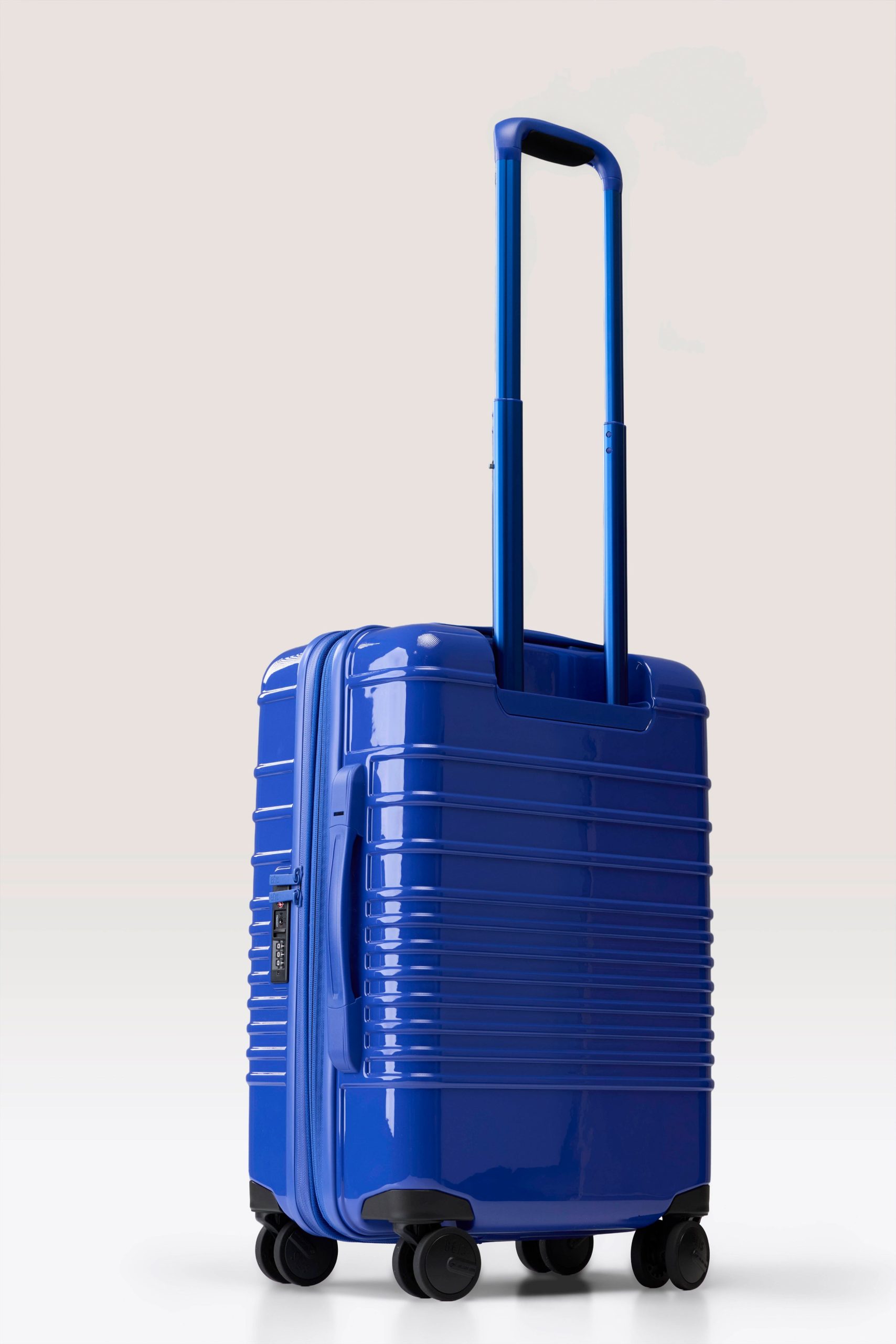 The Carry-On Roller in Glossy Cobalt Blue - Image 3